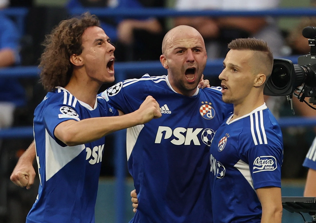 Mislav Oršić nakon vodećeg gola protiv Chelseaja, Foto: Antonio Bronic/REUTERS