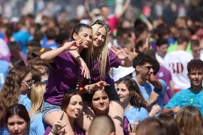 Maturanti u Zagrebu slave svoj dan, Foto: Sanjin Strukic/Pixsell