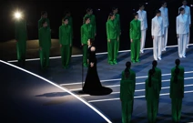 Laura Pausini izvodi talijansku himnu, Foto: Mike Segar/REUTERS