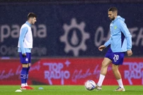 Zagrijavanje igrača Dinama, Foto: Luka Stanzl /PIXSELL