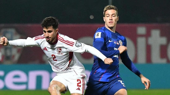 Luka Sučić u susretu protiv Gibraltara