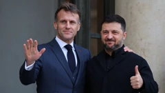 Macron i Zelenski