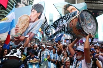 Argentinski navijači na Times Squareu, Foto: Amanda Perobelli/REUTERS