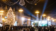 Doček Nove godine 2026. na Trgu bana Jelačića, Foto: Darko Tomas/CROPIX