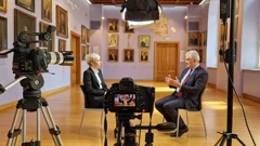 Morana Kasapović i Gojko Bežovan, Foto: Siniša Hajduk /za HRT