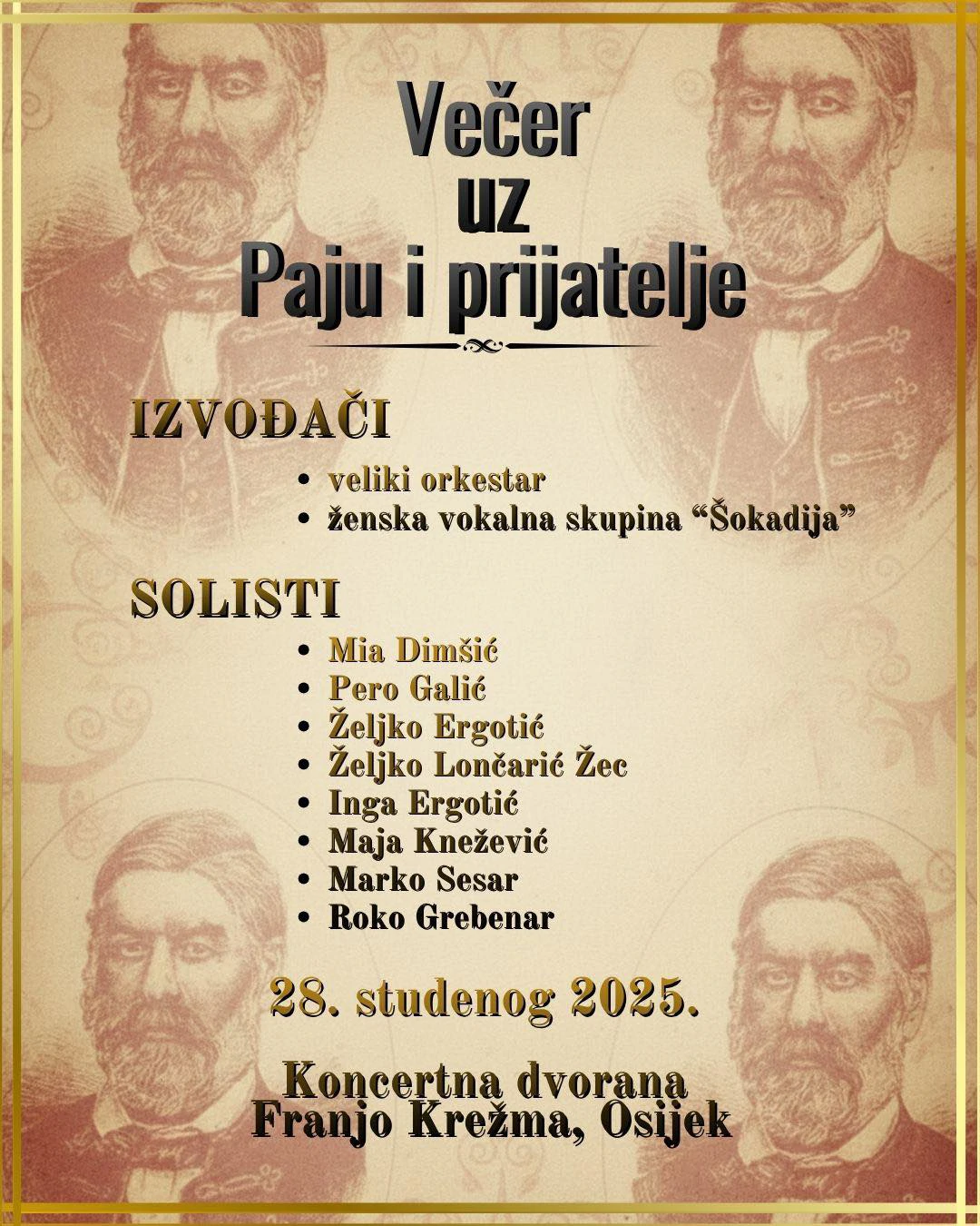 plakat koncerta