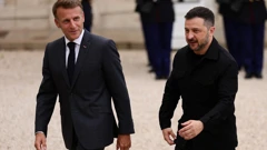 Macron i Zelenski