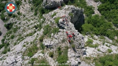 Dinara, Foto: Vježba pa spašavanje nesrećiog planinara na Dinari/HGSS
