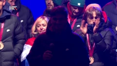 Zlatko Dalić na Trgu bana Jelačića, Foto: HTV/HRT
