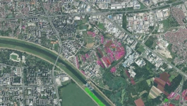 Ilustracija, katastarske čestice u dijelu Zagreba