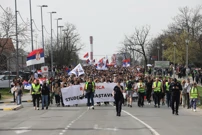 Studenti i građani na prosvjedu u Beogradu, Foto: M.M. / ATA images /PIXSELL