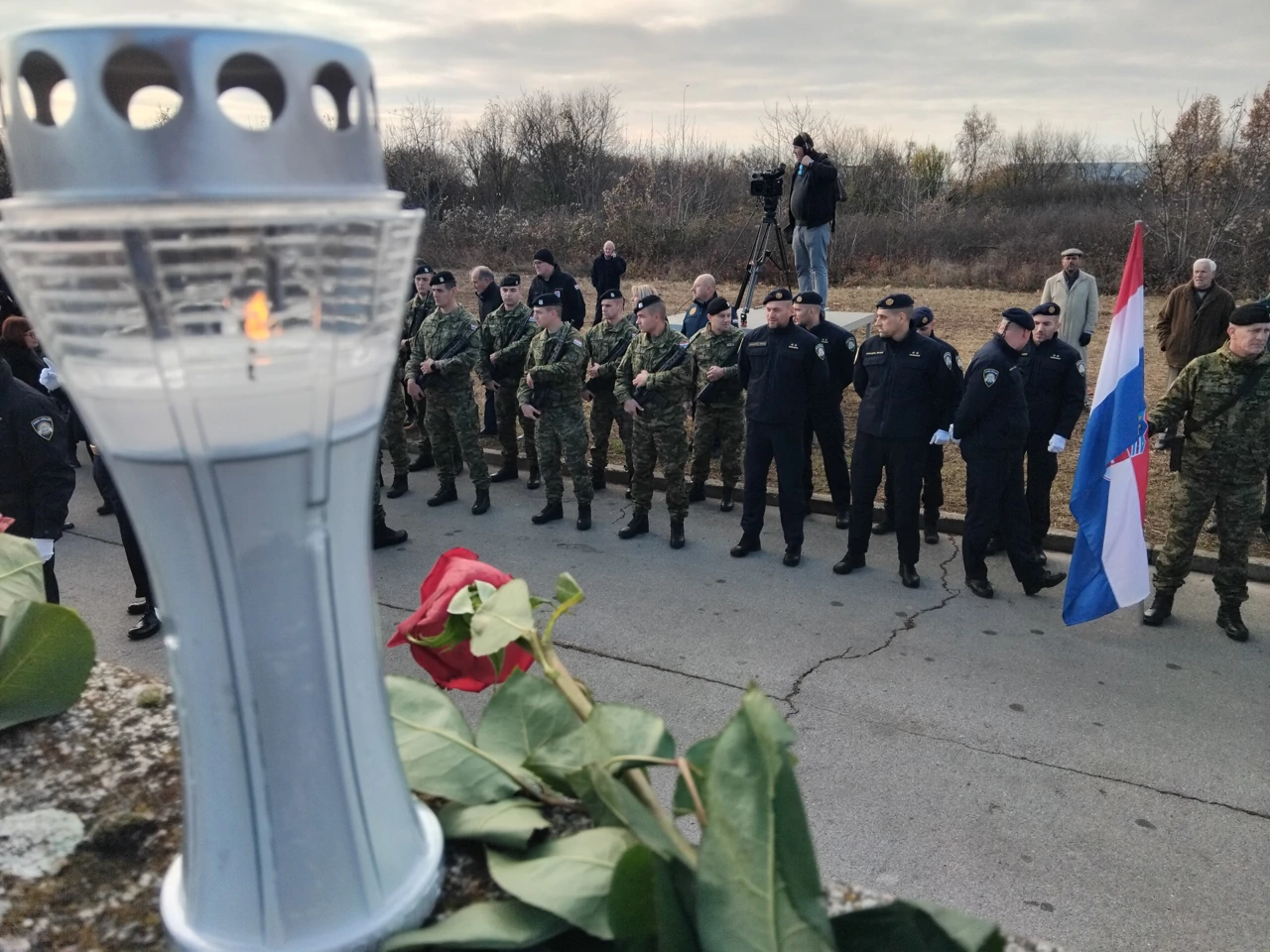 Komemorativni skup "Žrtva Borova naselja za domovinu", Foto: Vlatko Franjin/HRT Radio Osijek