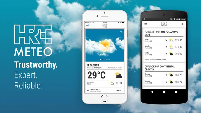 HRT meteo app - promo 2, Foto: HRT/HRT