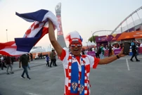 Hrvatski navijač uoči Maroka, Foto: Ibraheem Al Omari/REUTERS