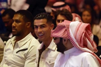 Anthony Joshua i Cristiano Ronaldo prate meč Usika i Furyja, Foto: Andrew Couldridge/Action Images via Reuters