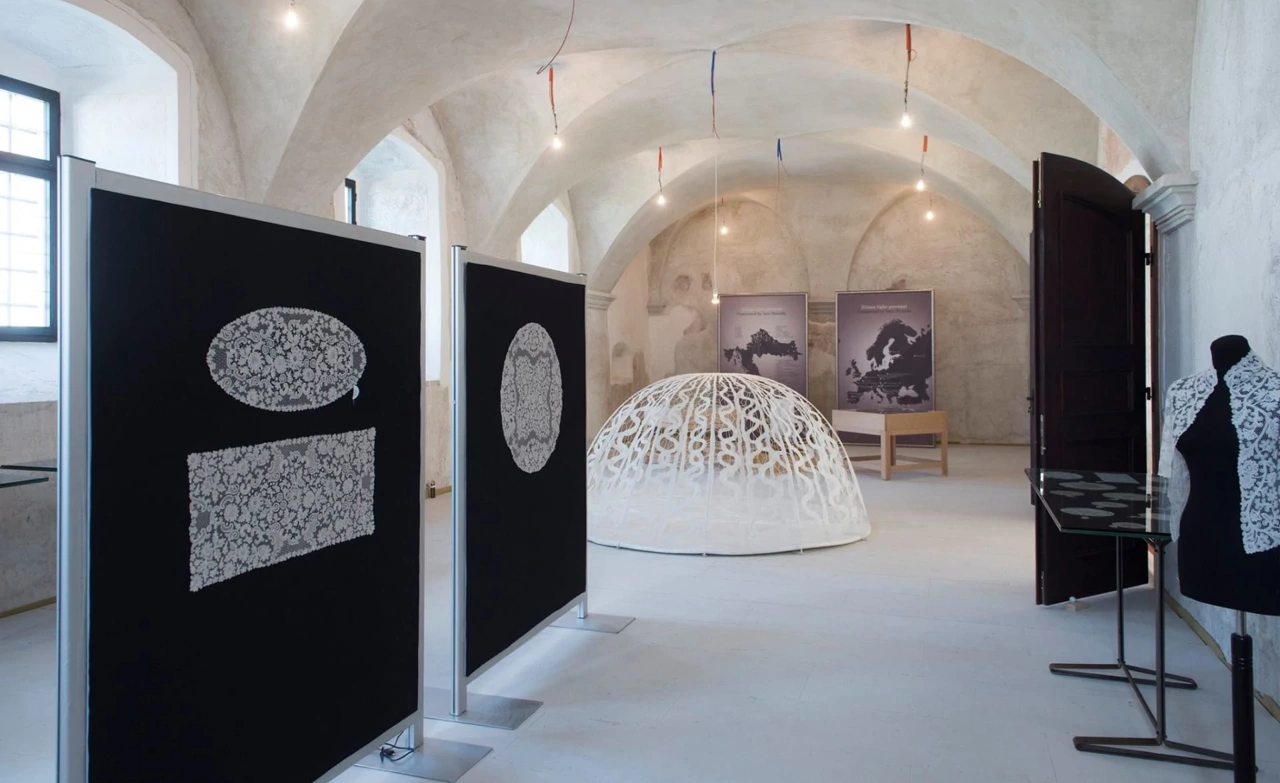 Ausstellung der Spitze in Lepoglava (Foto: Facebook)