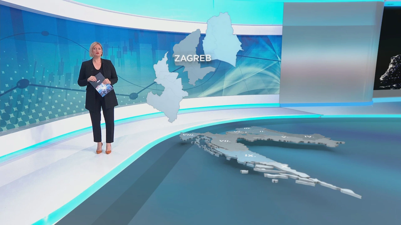 Grad Zagreb je u ovom izbornom ciklusu podijeljen na 3 jedinice, Foto: HTV/HRT