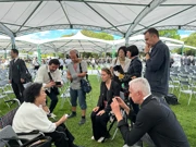 Filmska i novinarska ekipa, Foto: Davor Miličić/HRT centar Zadar