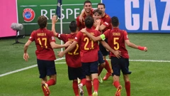 Slavlje španjolskih nogometaša