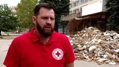 Pavlo Buznik, voditelj jedinice hitnih intervencija Crvenog križa., Foto: HTV/HRT