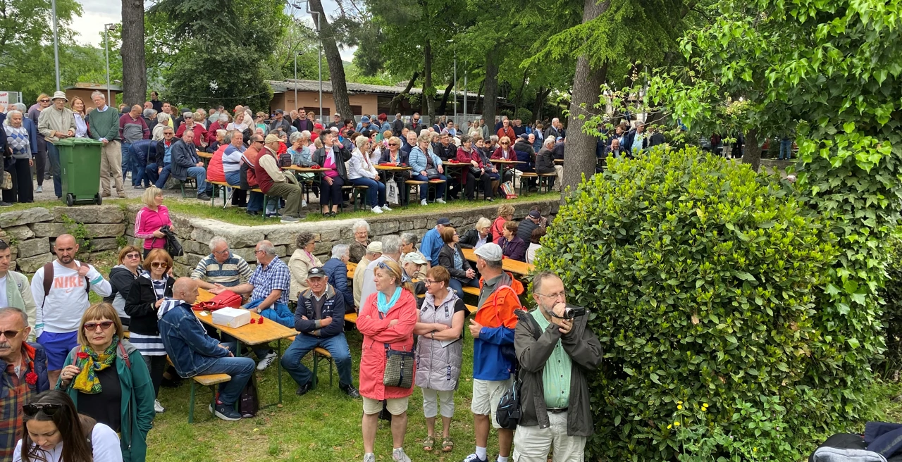 Prvomajska gužva na Trsatu