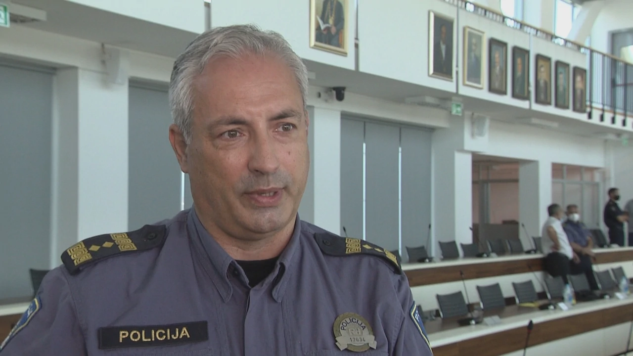 Načelnik Policijsk uprave splitsko-dalmatinske Slobodan Marendić, Foto: Regionalni dnevnik/HTV/HRT