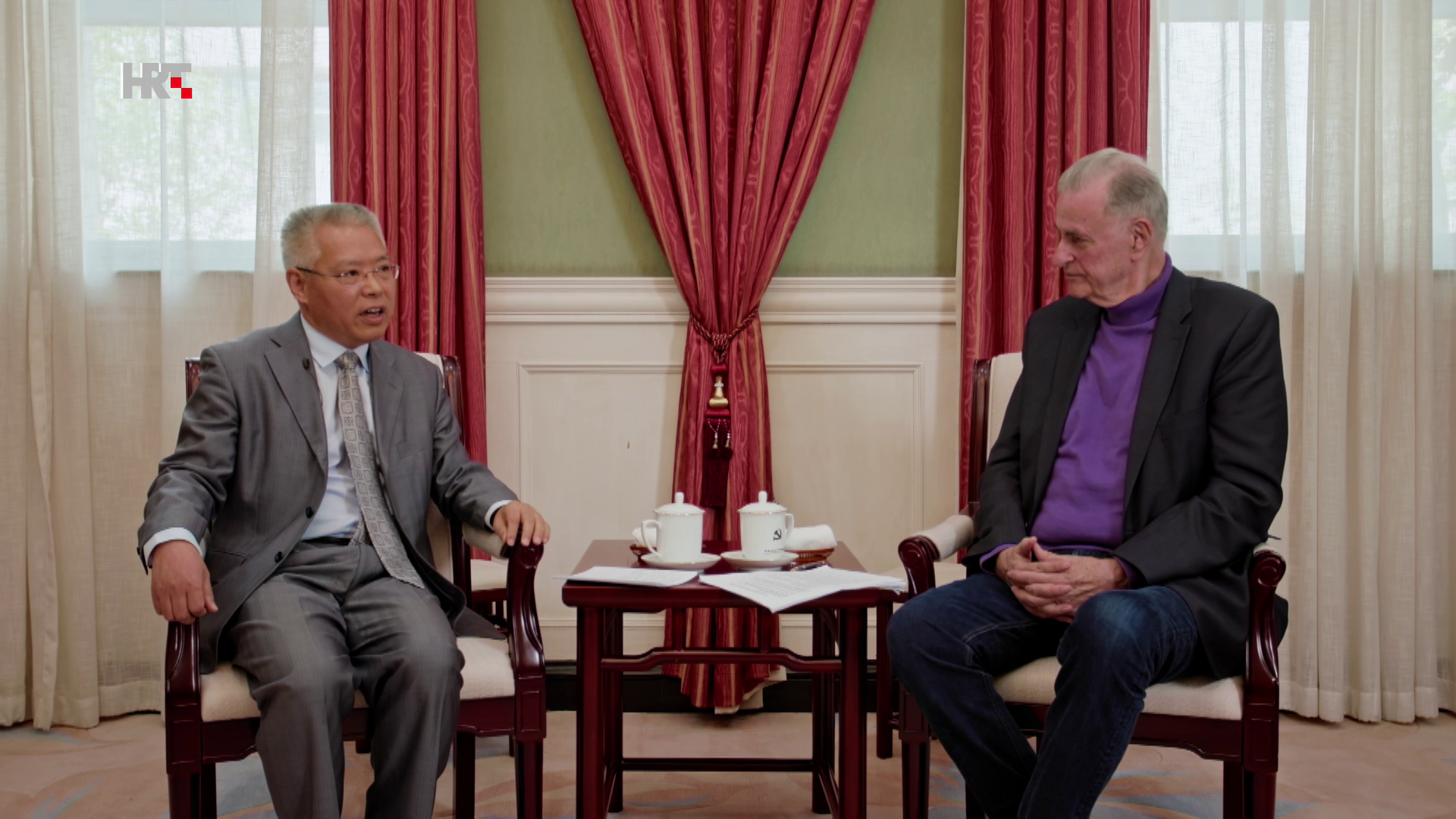 Hu Zhaoming i Goran Milić