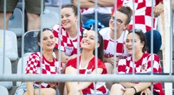 Hrvatske navijačice, Foto: Milan Šabić/PIXSELL