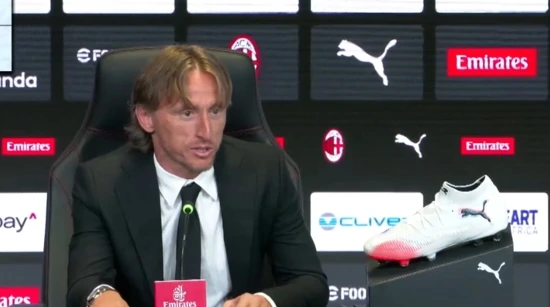 Modrić na predstavljanju u Milanu