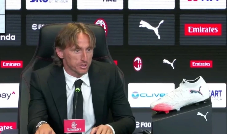 Modrić na predstavljanju u Milanu