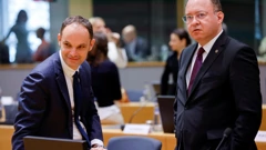 Rumunjski i slovenski ministri vanjskih poslova Aurescu i Logar