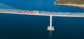 Pelješki most pod probnim opterećenjem, Foto: Izvor: /Građevinski fakultet u Zagrebu