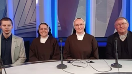 s. Maja Ribić, s. Lidija Vuksanović i vlč. Božidar Mrakovčić