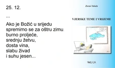 jedna od "prognoza" za zimu iz pučke meteorologije, Foto: HTV/HRT