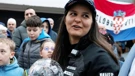 Zrinka Ljutić na dočeku u Sloboštini