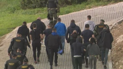 Dinamovi navijači pred Poljudom, Foto: HTV/HRT