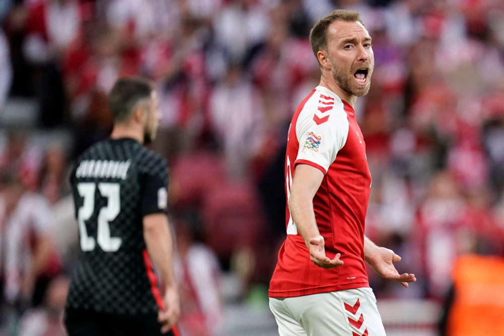 Christian Eriksen u dvoboju Danske i Hrvatske