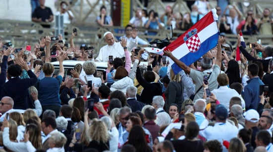 Papa Lav XIV. i hrvatski hodočasnici u Rimu  