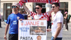 Janje better than pasta, poruka hrvatskih navijača Talijanima