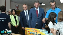 Ministar Radovan Fuchs nazočio je otvorenju Robotičkog kampa STEMoslavina 