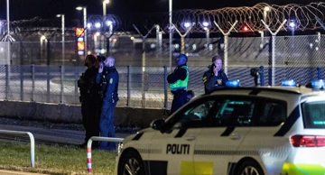 Policija kod zračne luke u Kopenhagenu