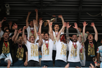 Igrači Rijeke s trofejem i medaljama, Foto: Damir Krajac /CROPIX