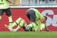 Slavlje igrača Slavena nakon gola Štrkalja, Foto: Luka Stanzl/PIXSELL