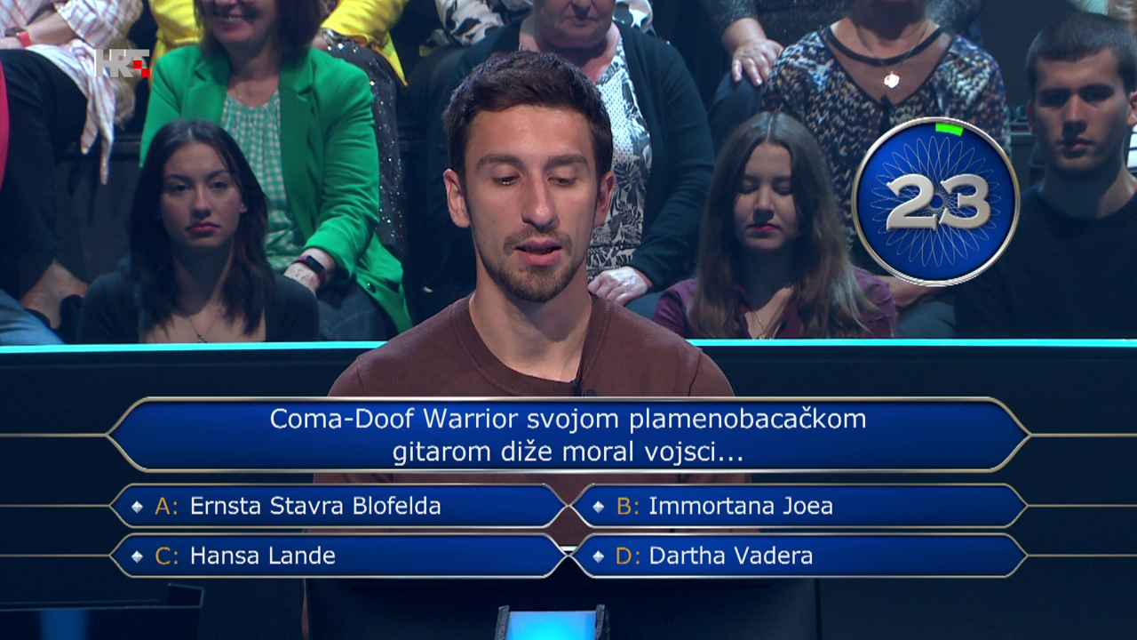 Bruno Grgurević , Foto: Tko želi biti milijunaš?/HRT