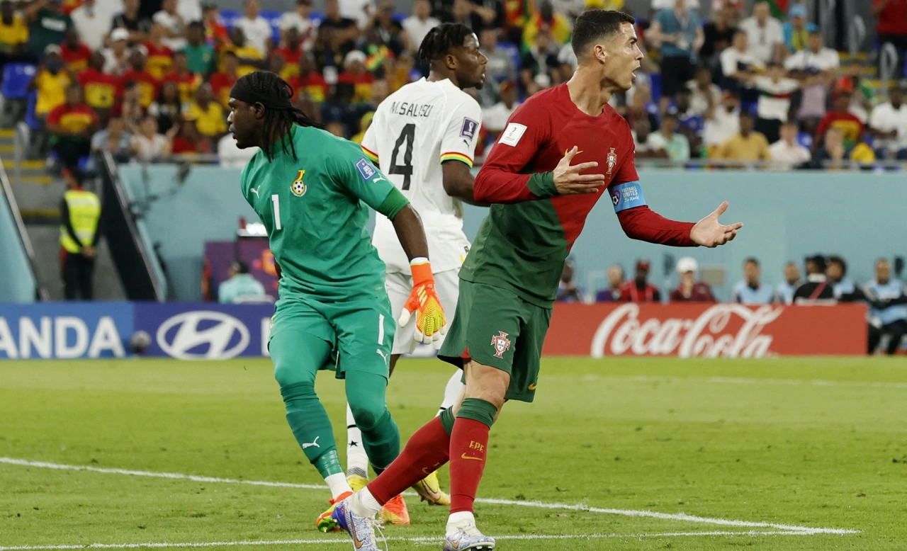Cristiano Ronaldo nakon poništenog gola