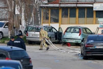 Policija ispred noćnog kluba u Kočanima, Foto: Ognen Teofilovski/Reuters