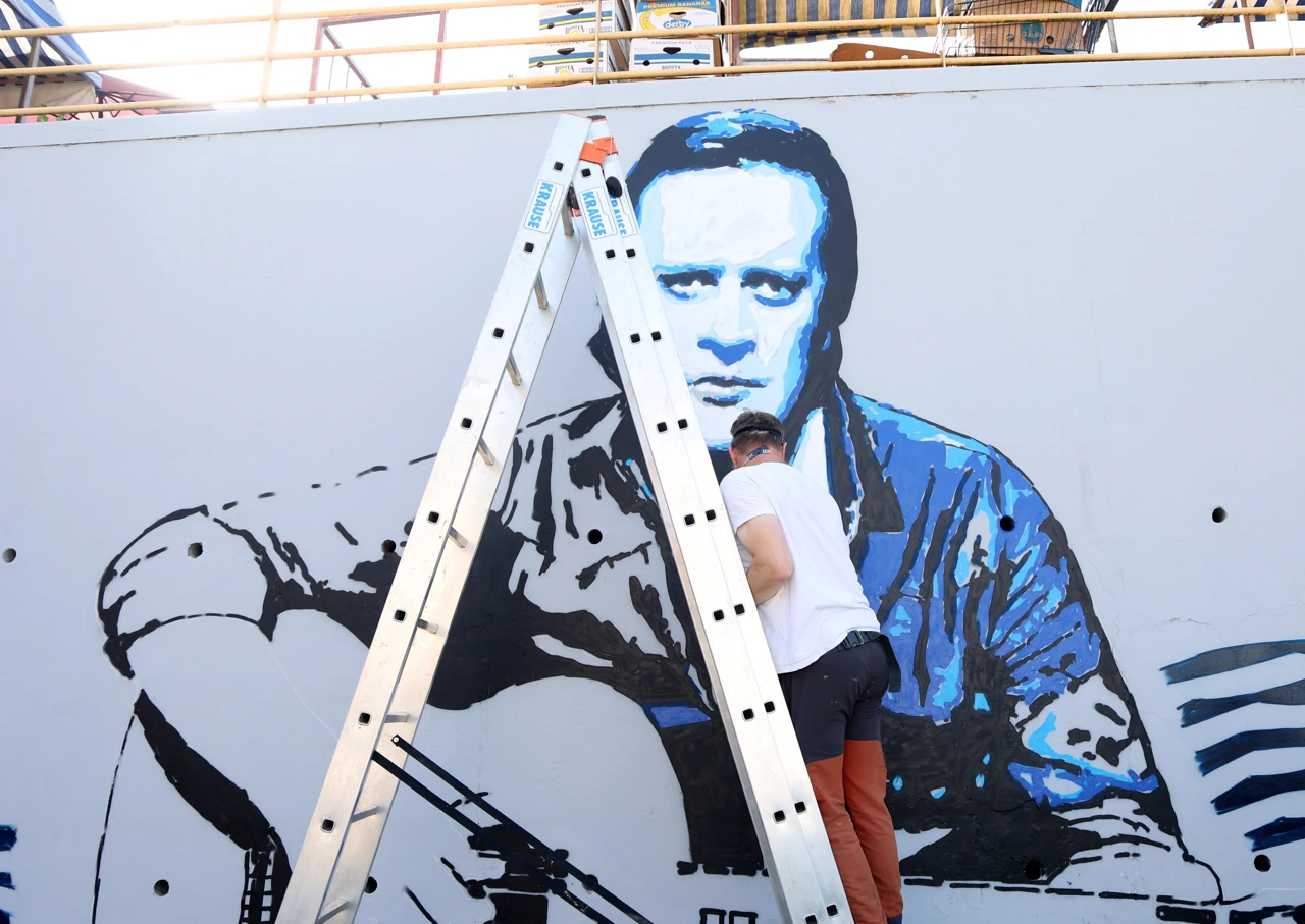 Mural posvećen Arsenu Dediću, Foto: Dusko Jaramaz /Pixsell 
