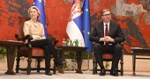  Aleksandar Vučić ugostio je predsjednicu Europske komisije Ursulu von der Leyen, koja boravi u službenom posjetu Srbiji 