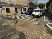 Čišćenje ceste je u tijeku, a kvar se popravlja, Foto: Vladimir Jurić/Radio Rijeka