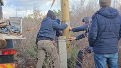 Popravak dalekovoda, Foto: H. Gunjača/HRT